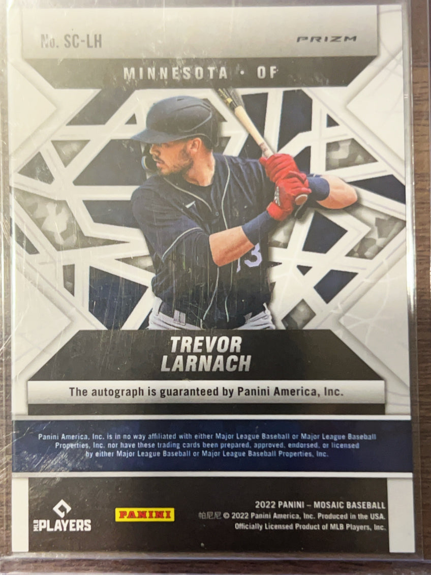 2022 Panini Mosaic Prizm Scripts Trevor Larnach #SC-LH /