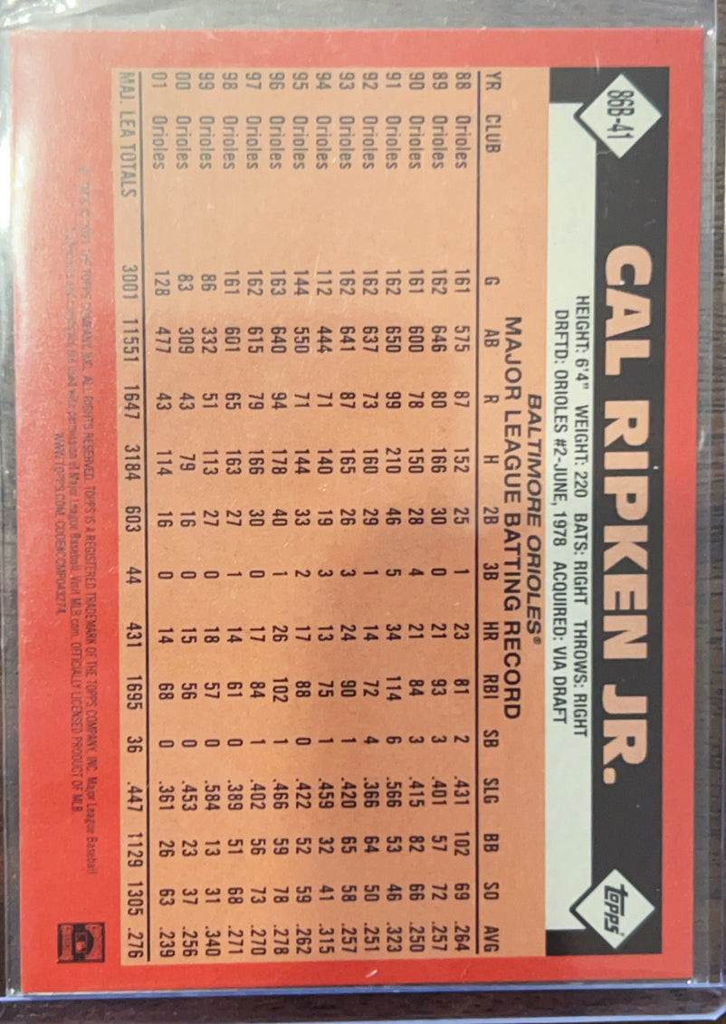 2019 Topps 1984 Topps Baseball 35th Anniversary Cal Ripken Jr. #84B-41