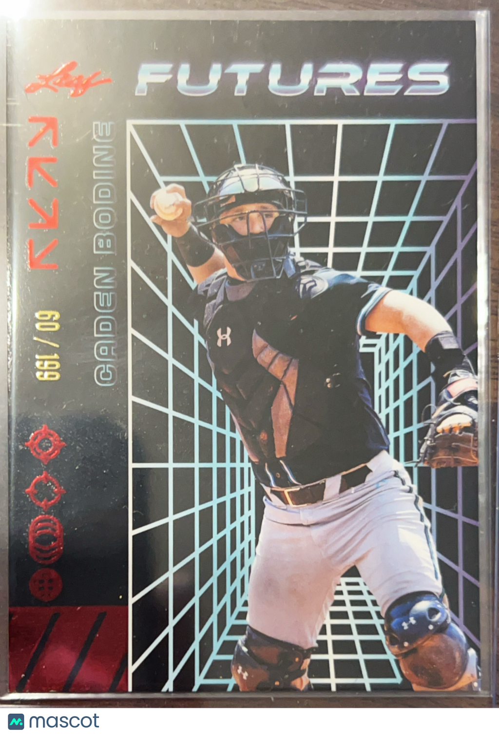 2024 Leaf Futures Red Caden Bodine #25 /199