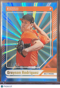 2024 Panini Donruss Baseball Grayson Rodriguez #62 Blue Holo Laser /249