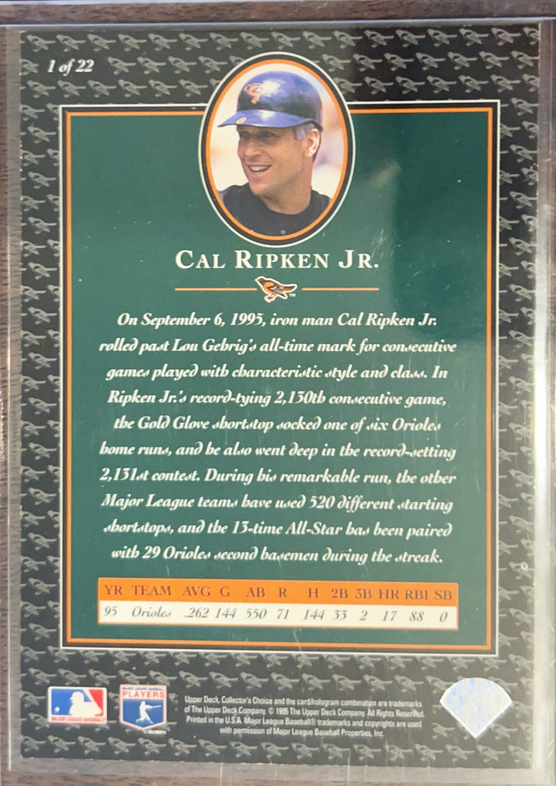 1995 Upper Deck Collector's Choice Cal Ripken Jr.