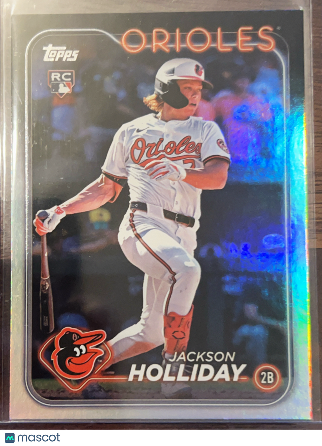 2024 Topps Update Series Jackson Holliday #US50 Rainbow Foil RC