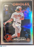 2024 Topps Update Series Jackson Holliday #US50 Rainbow Foil RC