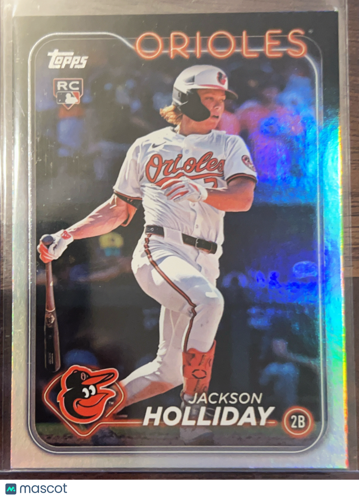2024 Topps Update Series Jackson Holliday #US50 Rainbow Foil RC