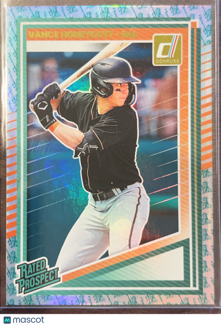 2025 Panini Donruss Baseball Vance Honeycutt #161 Liberty Holo