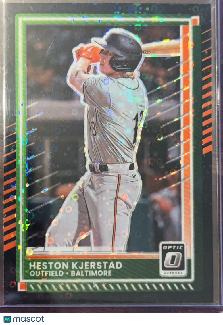 2025 Panini Donruss Optic Heston Kjerstad #8 Black Prizm