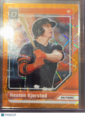 2024 Panini Donruss Optic Prizm Heston Kjerstad #14 Orange Velocity