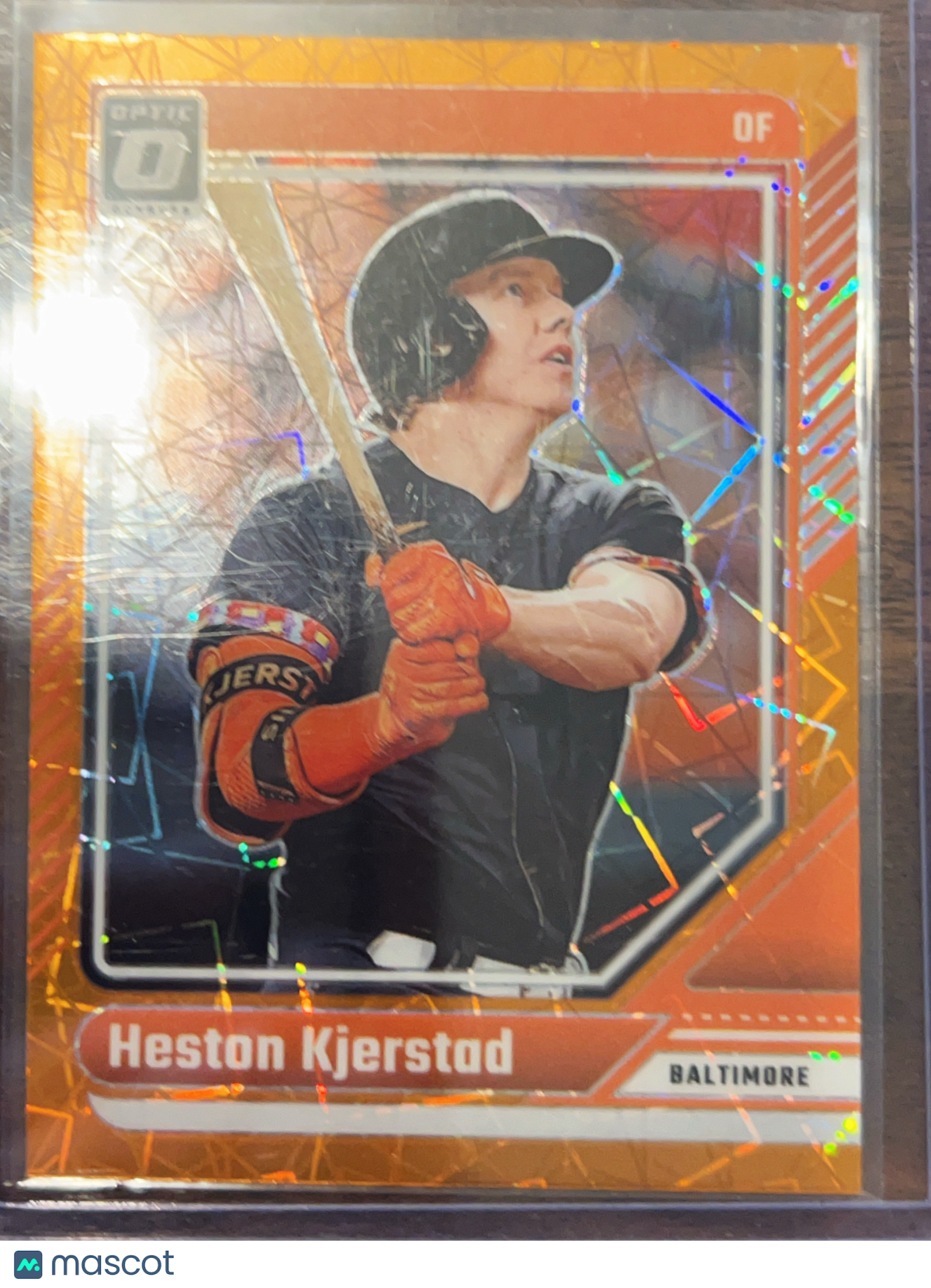 2024 Panini Donruss Optic Prizm Heston Kjerstad #14 Orange Velocity