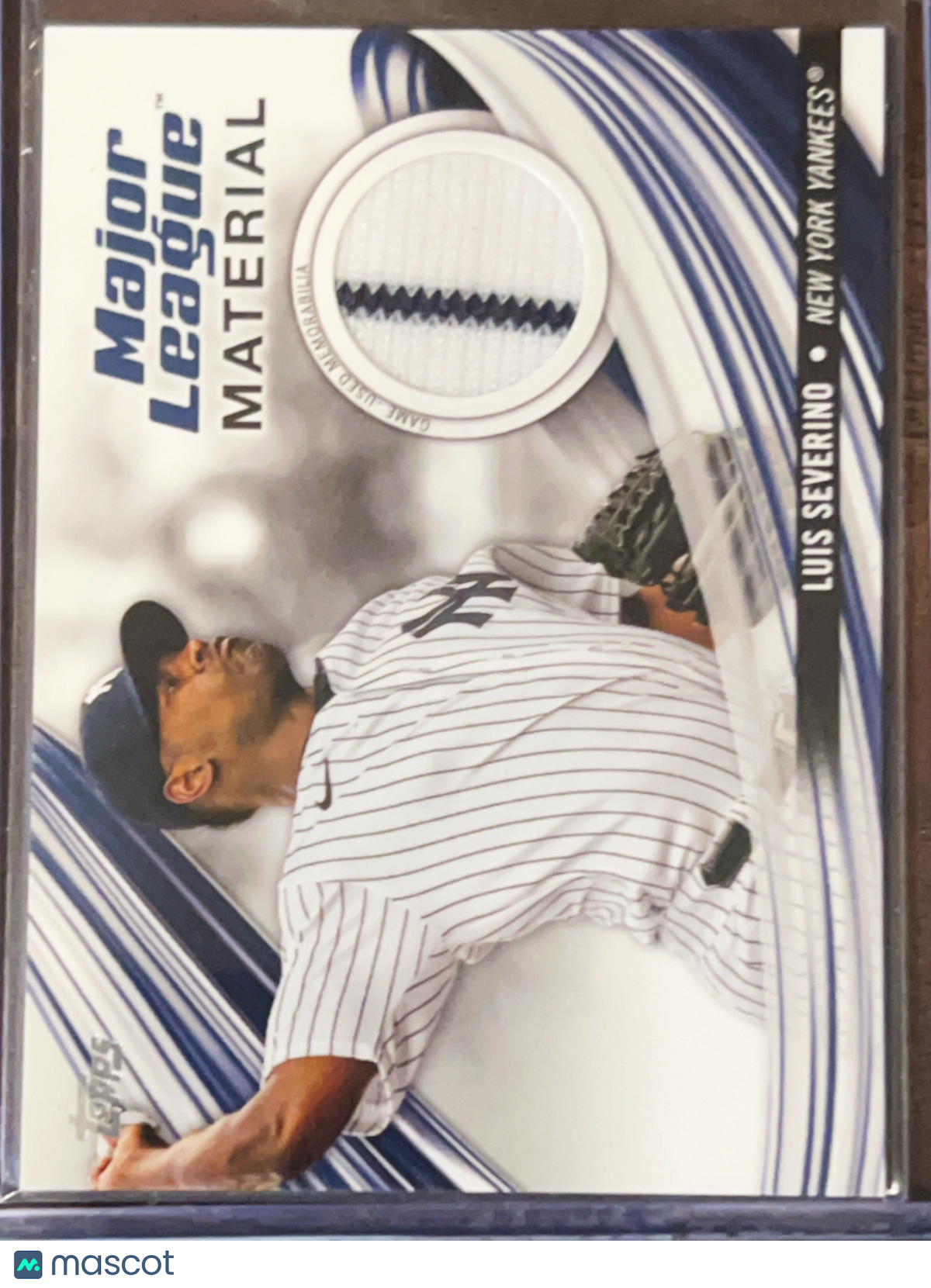 2023 Topps Major League Material Luis Severino #MLM-LS Game Used Memorabilia