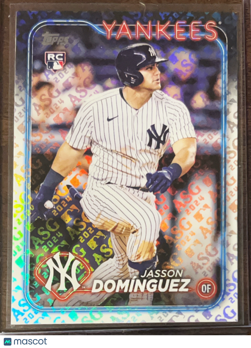 2024 Topps Series 1 Jasson Domínguez #60 All-Star Game Logo Foil RC