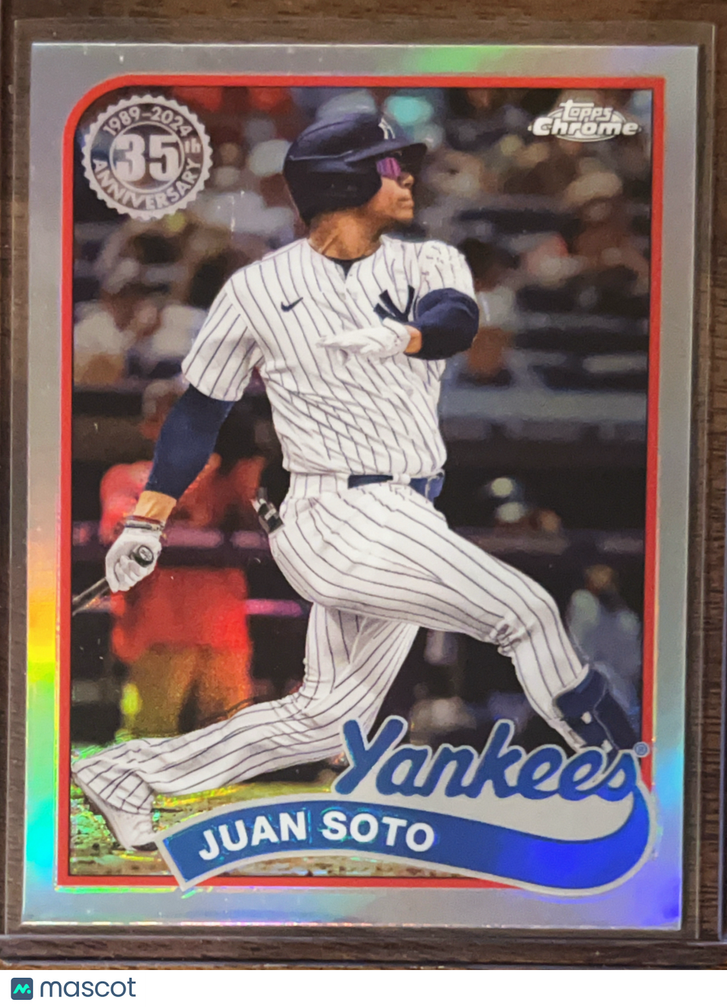 2024 Topps Chrome 1989 Topps 35th Anniversary Juan Soto #89CB-9 Silver Refractor