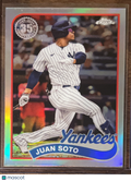 2024 Topps Chrome 1989 Topps 35th Anniversary Juan Soto #89CB-9 Silver Refractor
