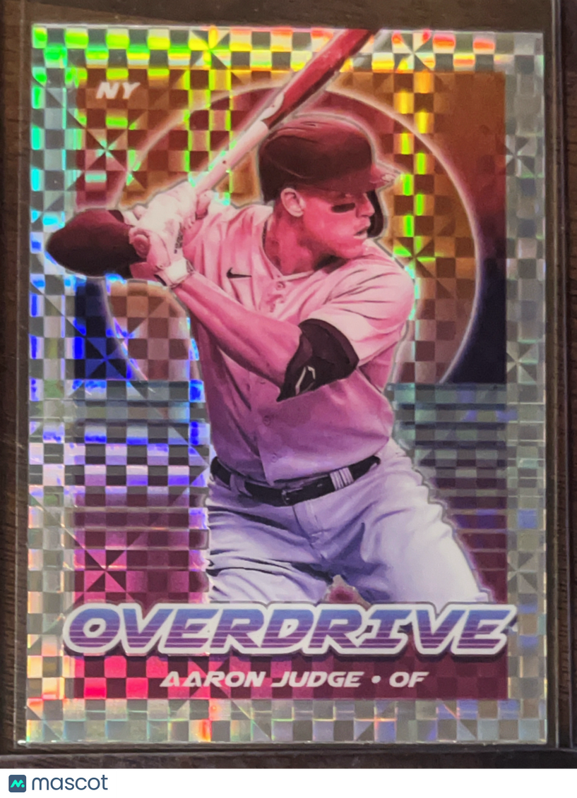 2021 Panini Chronicles Overdrive Aaron Judge #18 Building Blocks Prizm