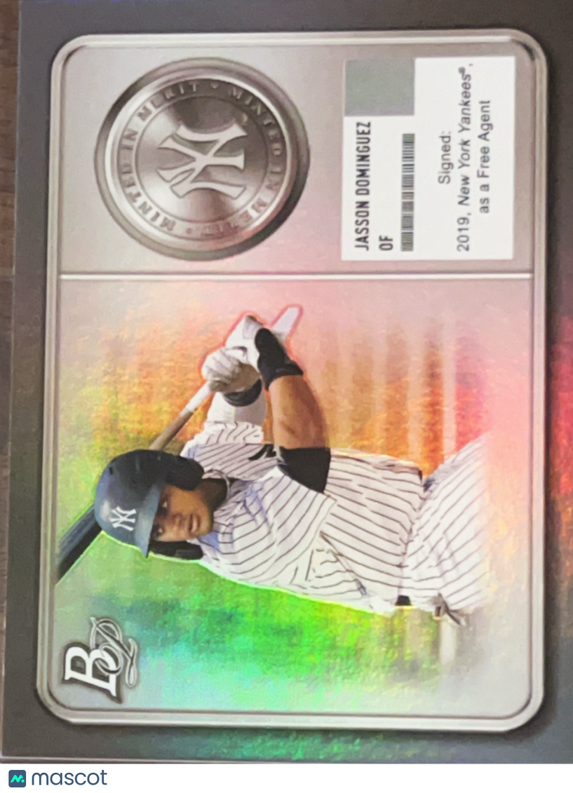 2022 Topps Bowman Platinum Minted in Merit Jasson Dominguez #MM-14