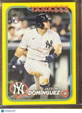 2024 Topps Series One Jasson Dominguez #60 Yellow RC