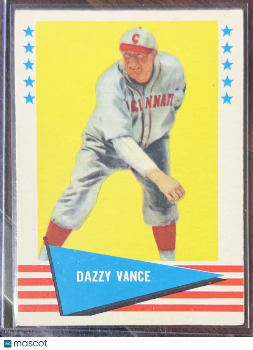 1961 Fleer Baseball Greats Dazzy Vance #81
