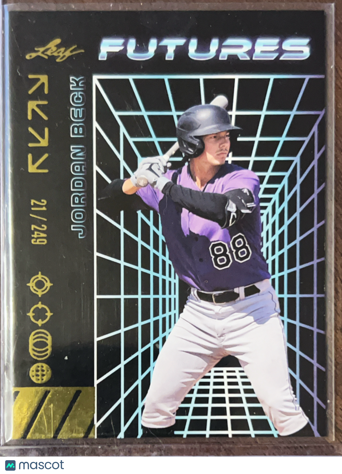 2024 Leaf Futures Jordan Beck #107 /249