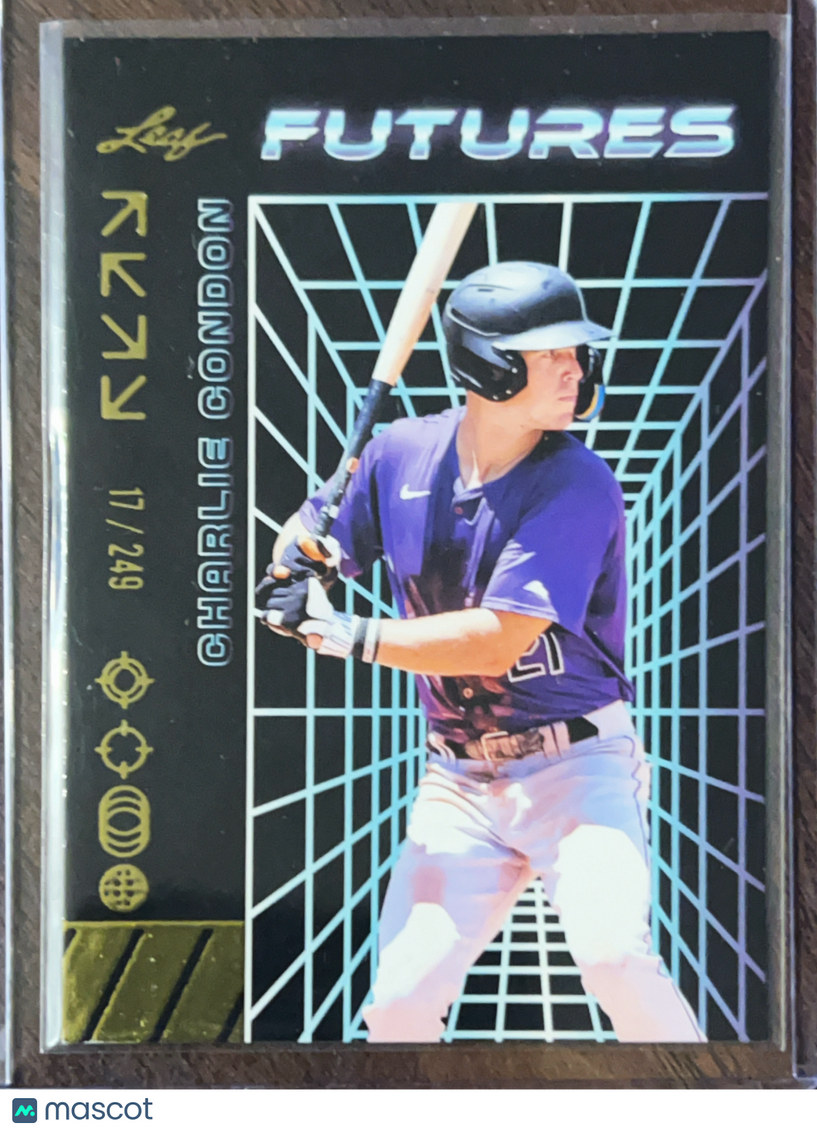 2024 Leaf Futures Charlie Condon #34 /249