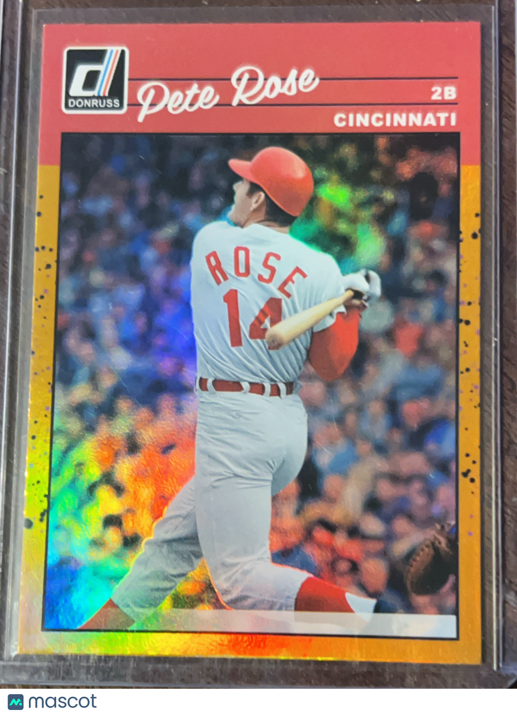 2023 Panini Donruss Baseball Pete Rose #255 ORange Holo