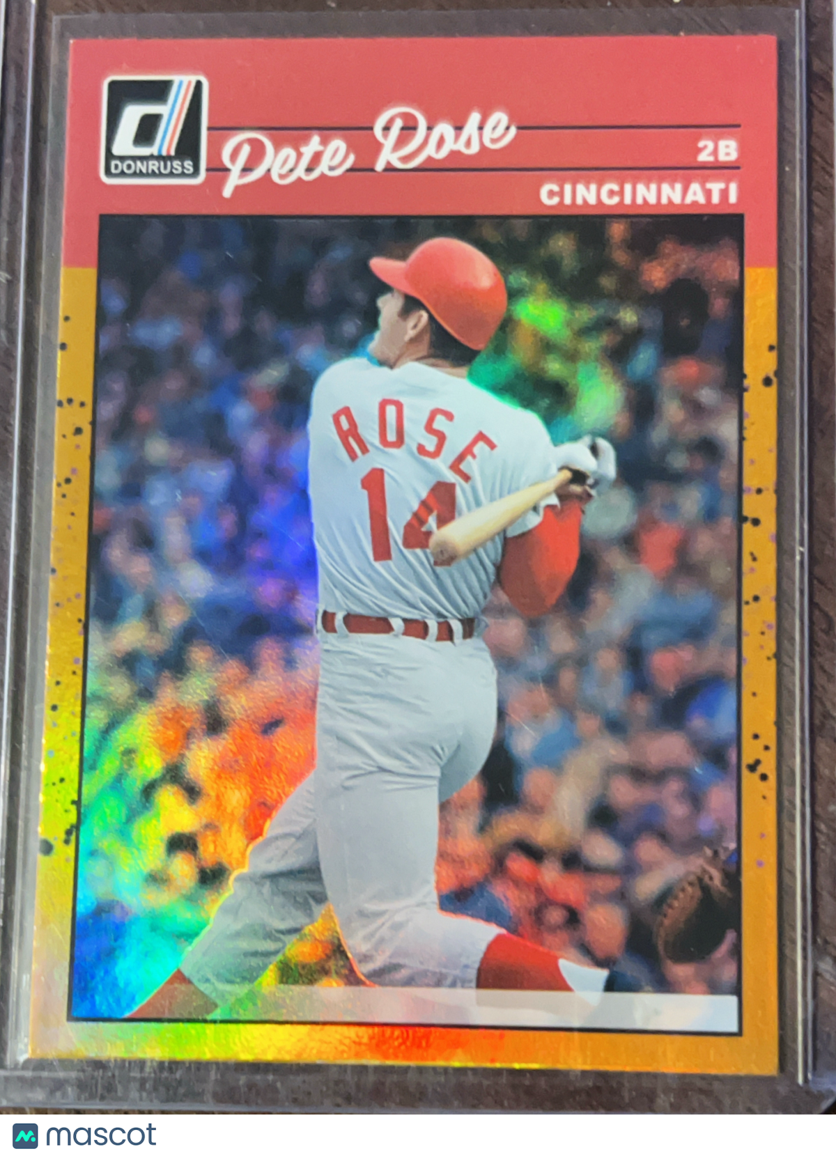 2023 Panini Donruss Baseball Pete Rose #255 ORange Holo