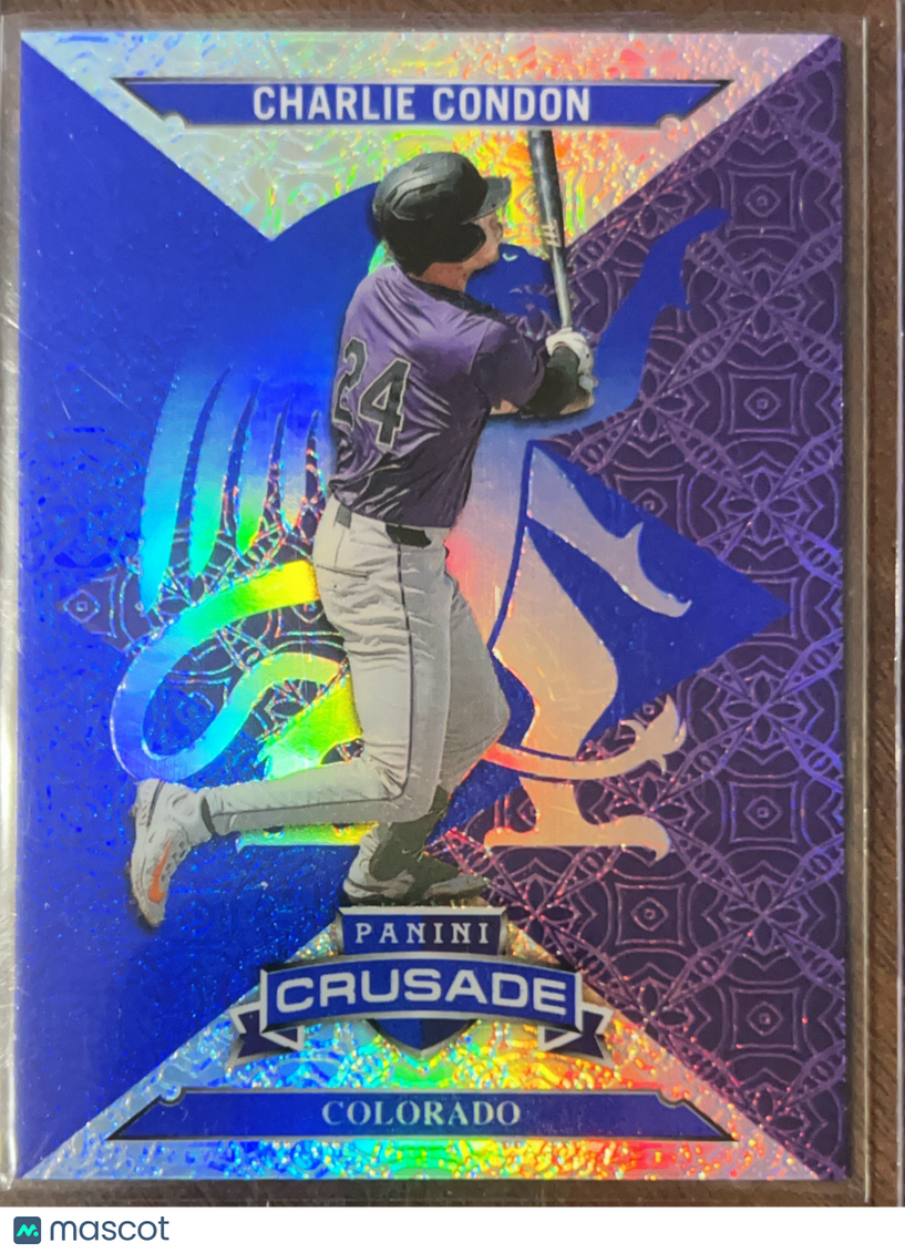 2025 Panini Crusade Baseball Charlie Condon #87 Blue/Purple Prizm