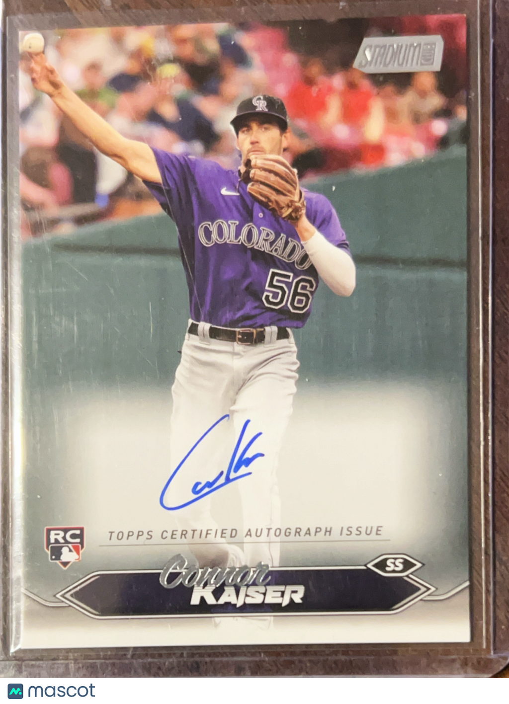 2024 Topps Stadium Club Connor Kaiser #SCBA-CKA RC Auto