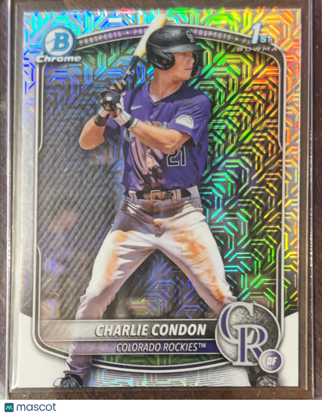2024 Bowman Chrome Charlie Condon #BCP-75 Mojo Refractor