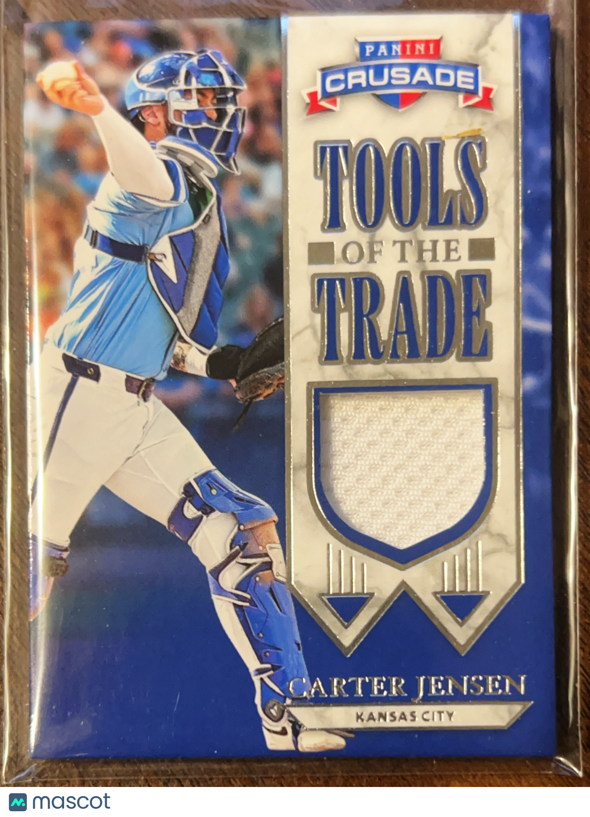 2025 Panini Crusade Carter Jensen #TTS-CJN Memorabilia Tools of the Trade