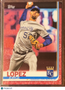 2019 Topps Series 2 Jorge Lopez #651 Independence Day /50