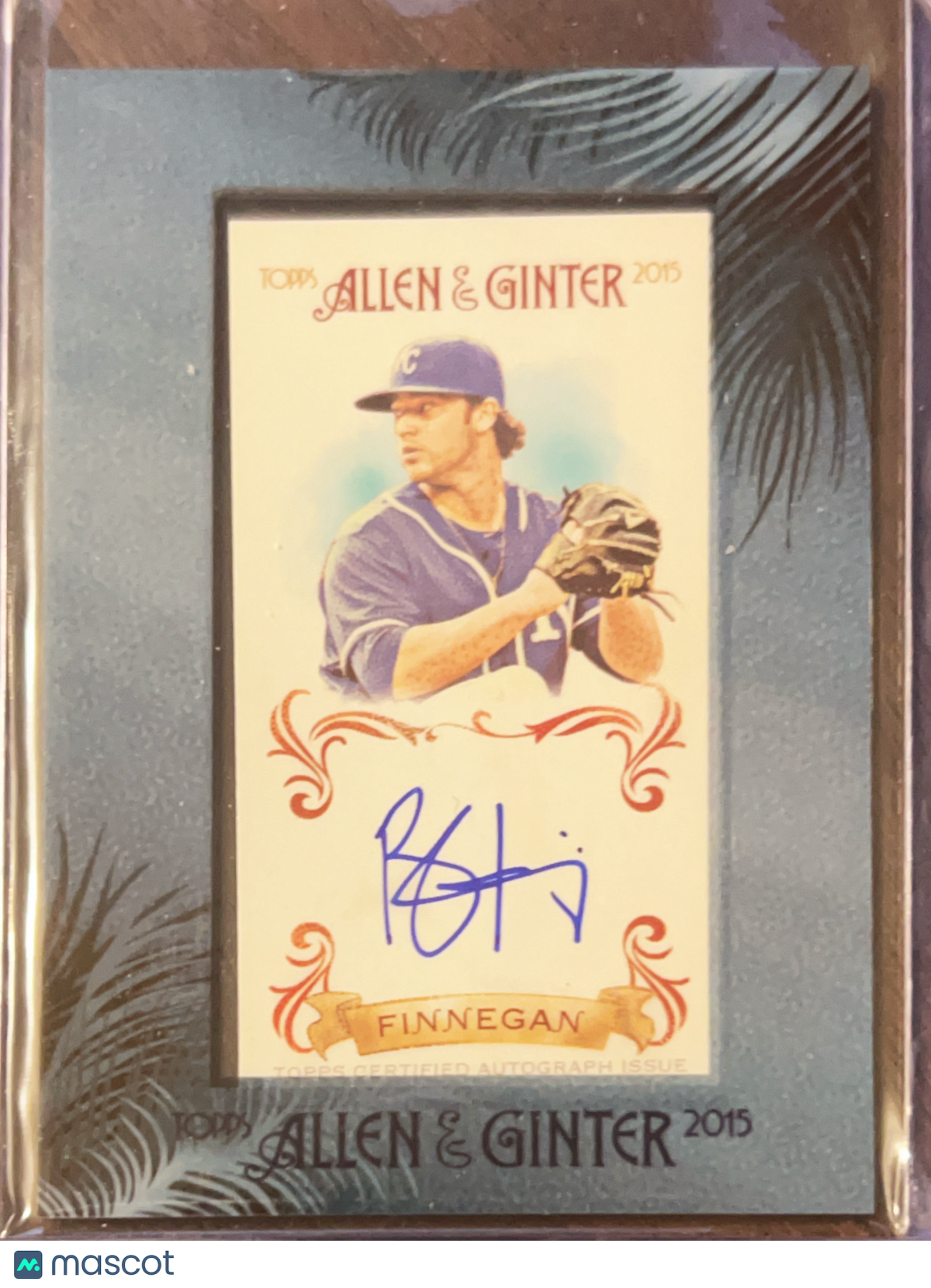 2015 Topps Allen & Ginter Brandon Finnegan #AGA-BF Mini Framed Auto