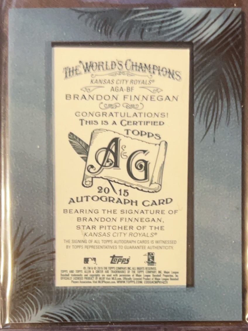 2015 Topps Allen & Ginter Brandon Finnegan #AGA-BF Mini Framed