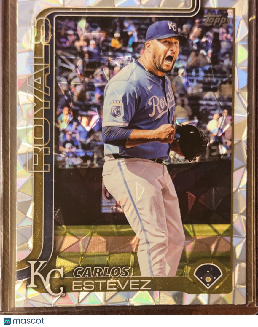 2025 Topps Update Series Carlos Estévez #US237 Silver Foilboard