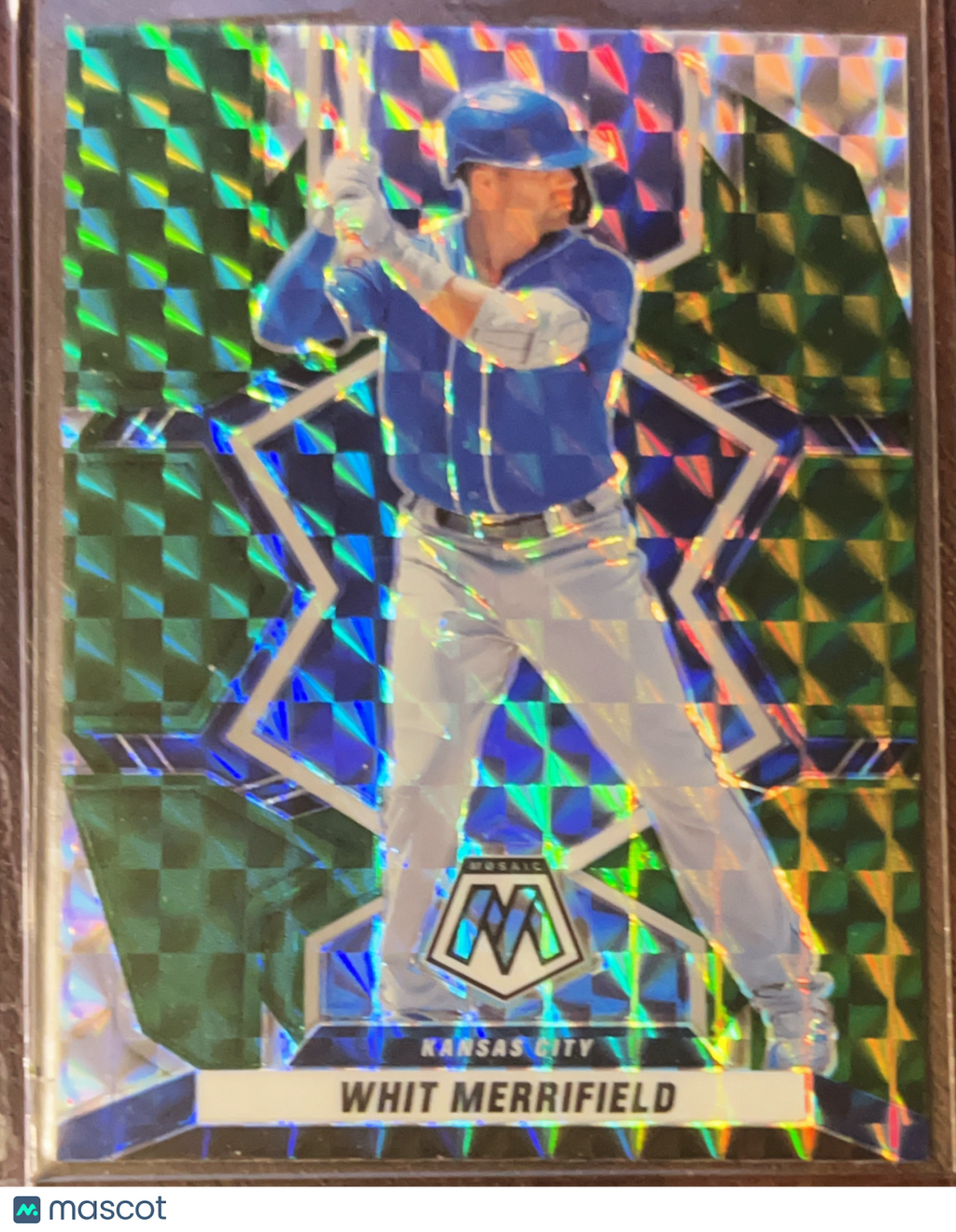 2022 Panini Mosaic Prizm Whit Merrifield #72 Green