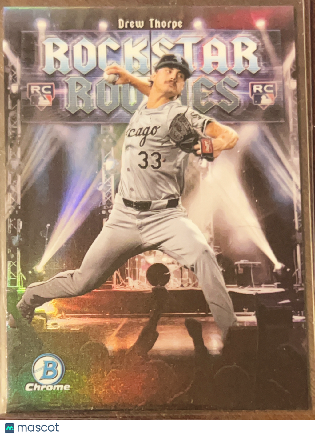2025 Bowman Chrome Rockstar Rookies Drew Thorpe #RR-14 RC