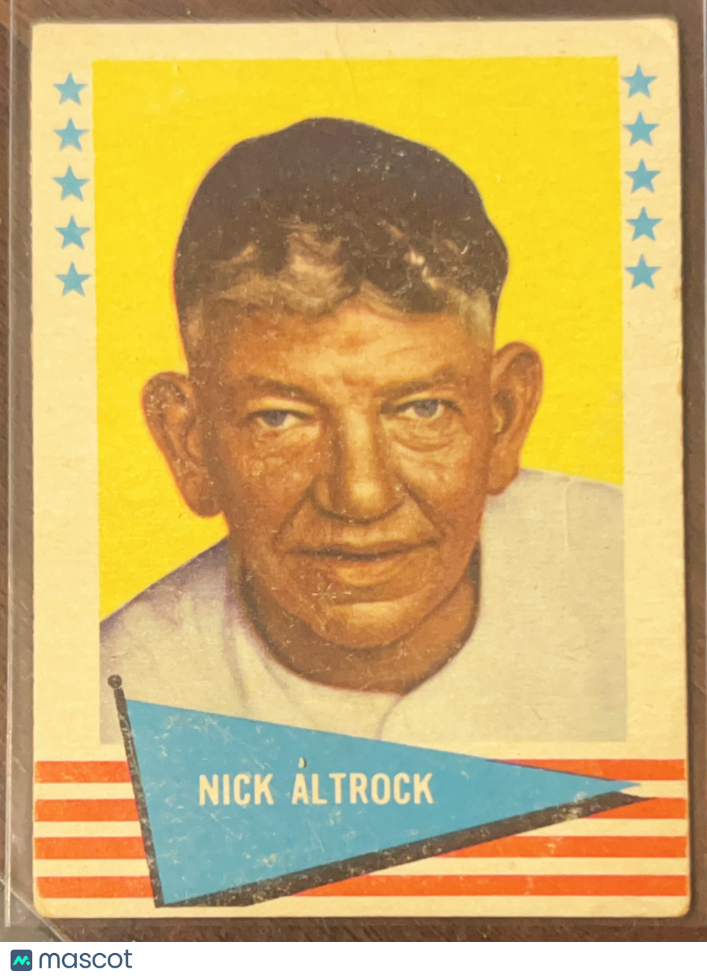 1961 Fleer Baseball Greats Nick Altrock #3
