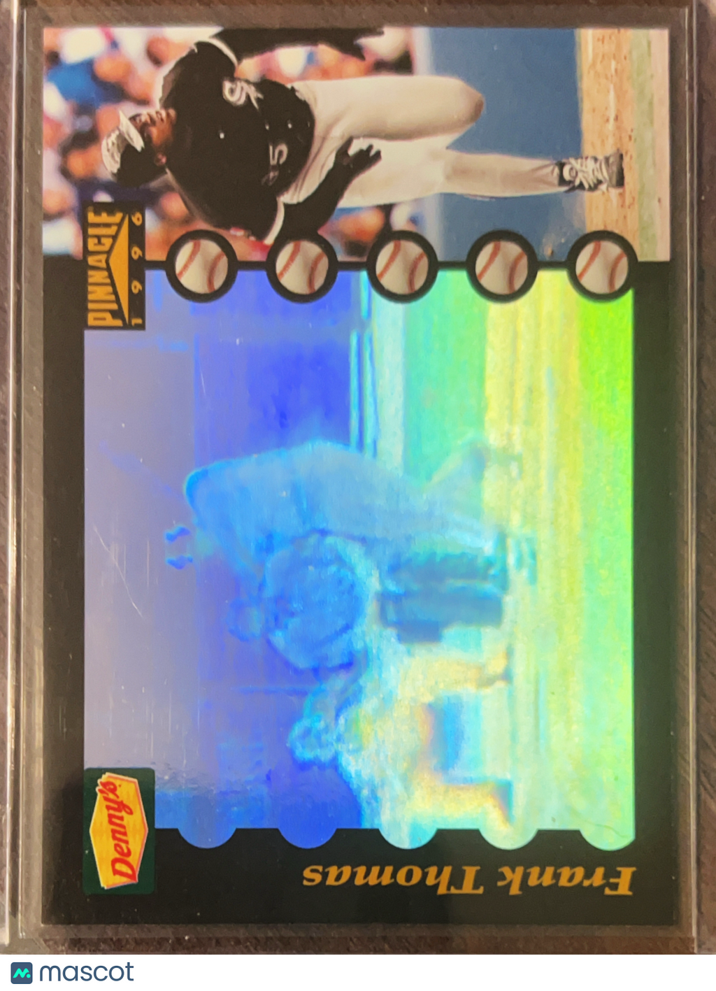 1996 Pinnacle Denny's Hologram Frank Thomas #3 of 28