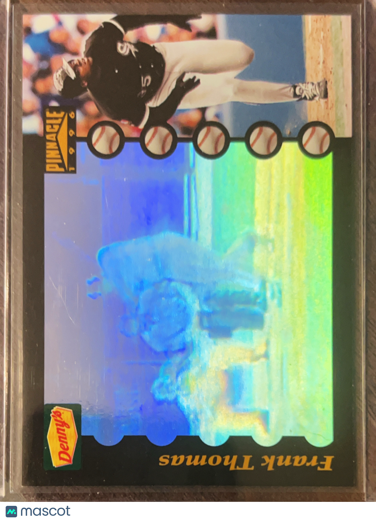 1996 Pinnacle Denny's Hologram Frank Thomas #3 of 28
