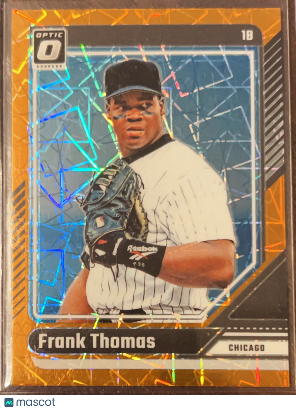 2024 Panini Donruss Optic Prizm Frank Thomas #13 Orange Velocity