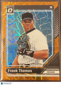 2024 Panini Donruss Optic Prizm Frank Thomas #13 Orange Velocity
