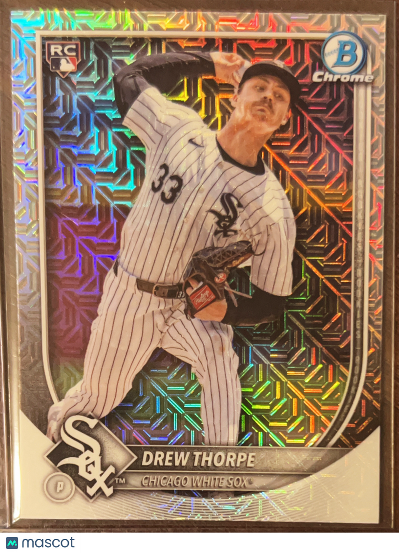 2024 Bowman Chrome Drew Thorpe #8 Mojo Refractor RC