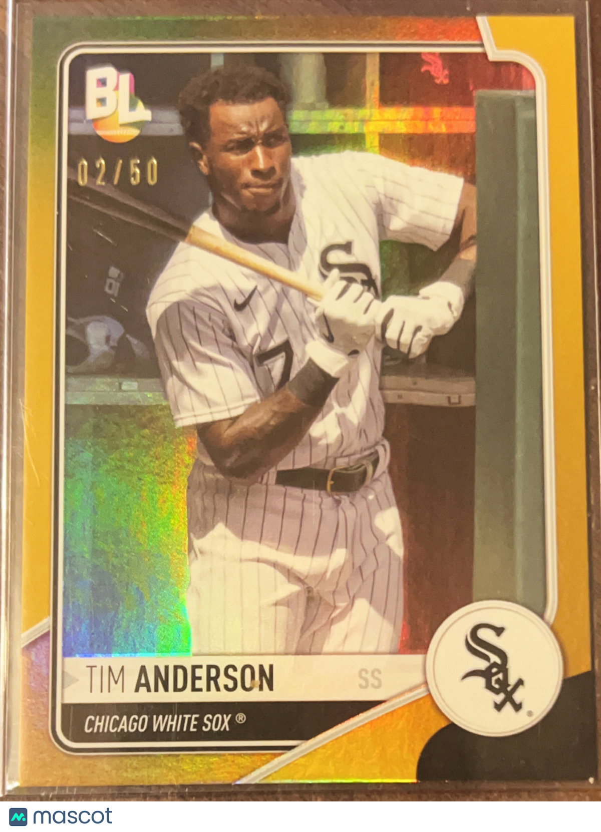 2023 Topps Big League Tim Anderson #WR-66 Gold Foil /50