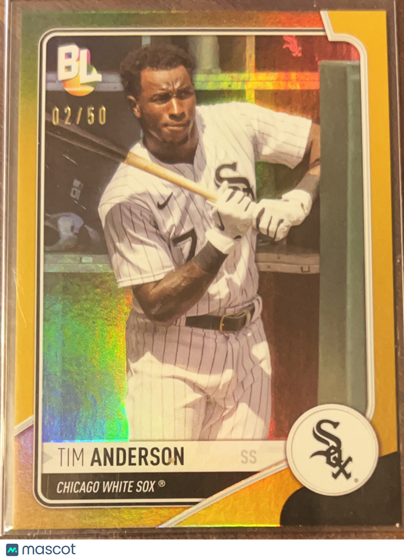 2023 Topps Big League Tim Anderson #WR-66 Gold Foil /50