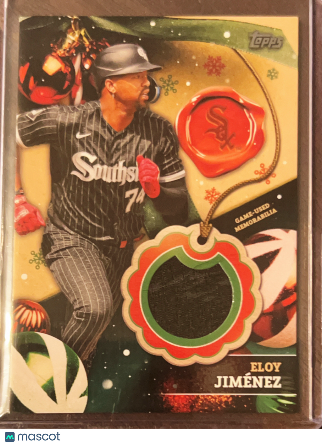 2024 Topps Holiday Mega Baseball Eloy Jiménez #RC-EJ Relic Card