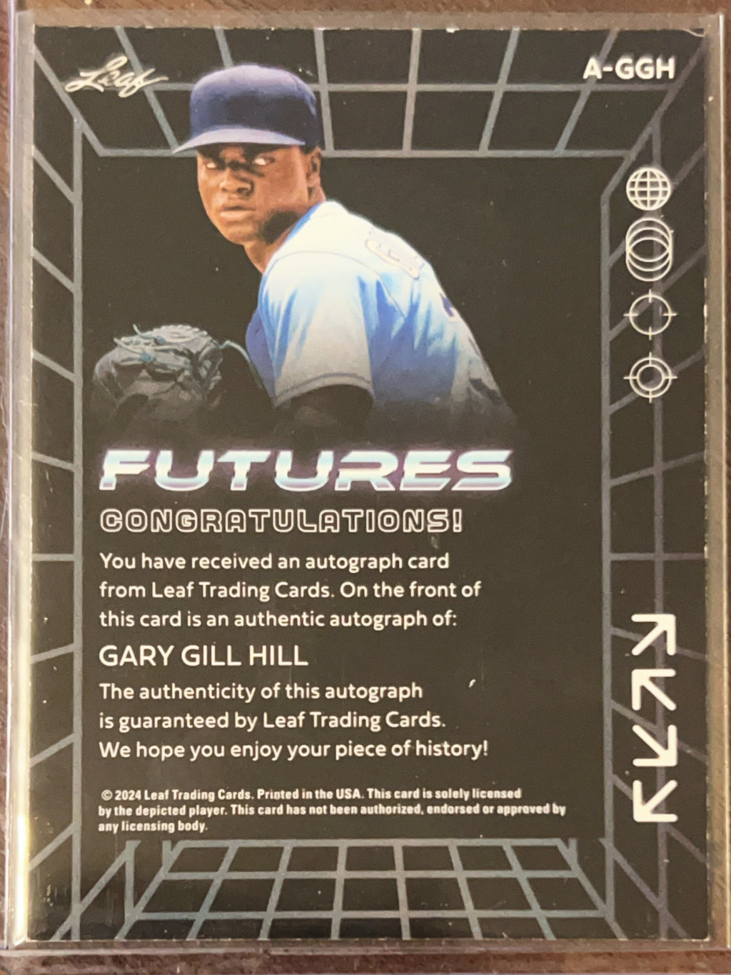 2024 Leaf Futures Gary Gill Hill #A-GGH /49 Auto