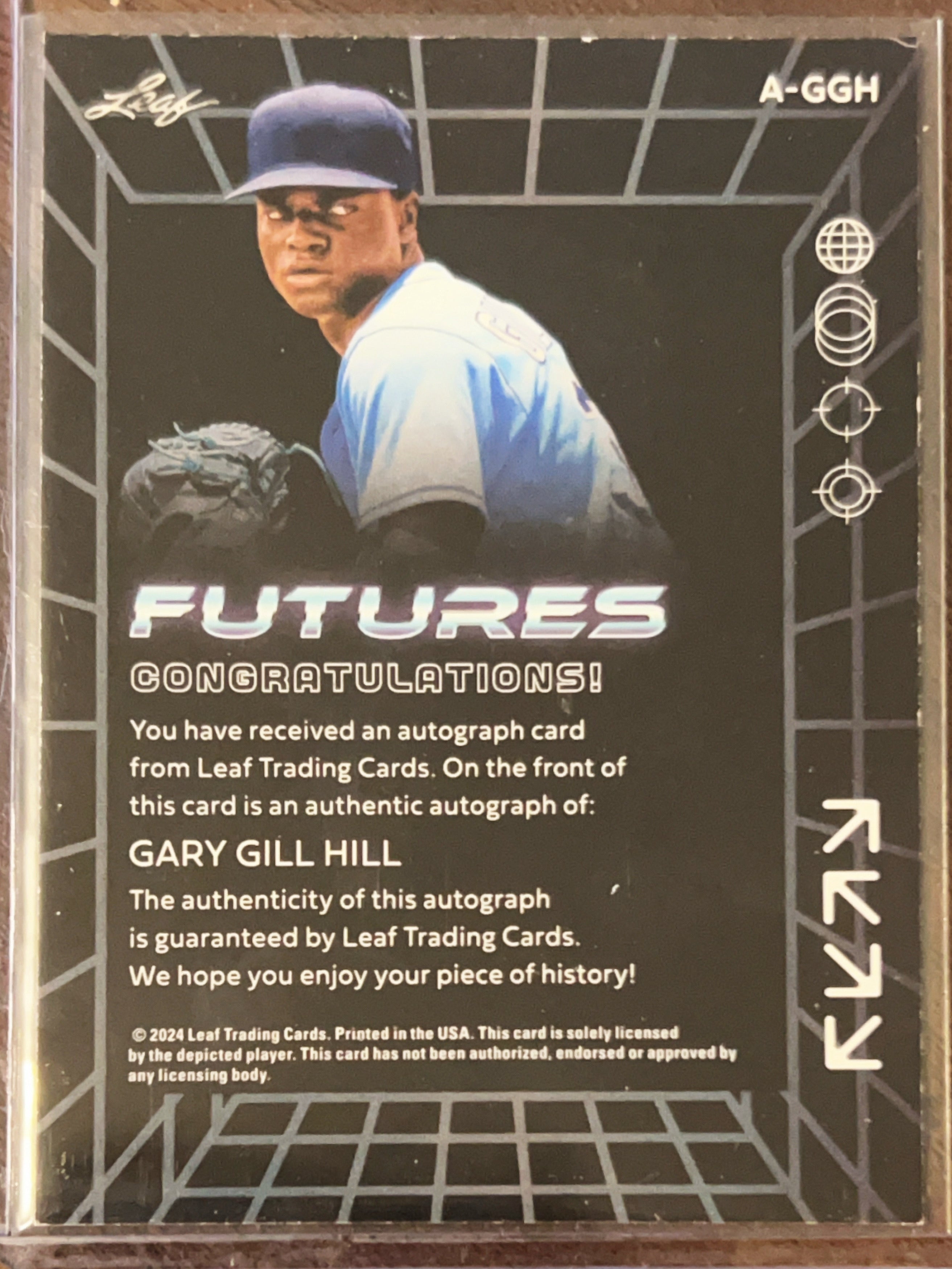 2024 Leaf Futures Gary Gill Hill #A-GGH /49 Auto