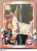 2021 Topps Update Series Dane Dunning #US14 Mothers Day Hot Pink /50 RC