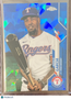 2020 Topps Chrome Update Adolis Garcia #U-166 Blue Sapphire Refractor