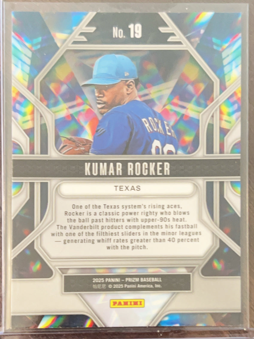 2025 Panini Prizm Prizmatic Kumar Rocker #19 Silver RC