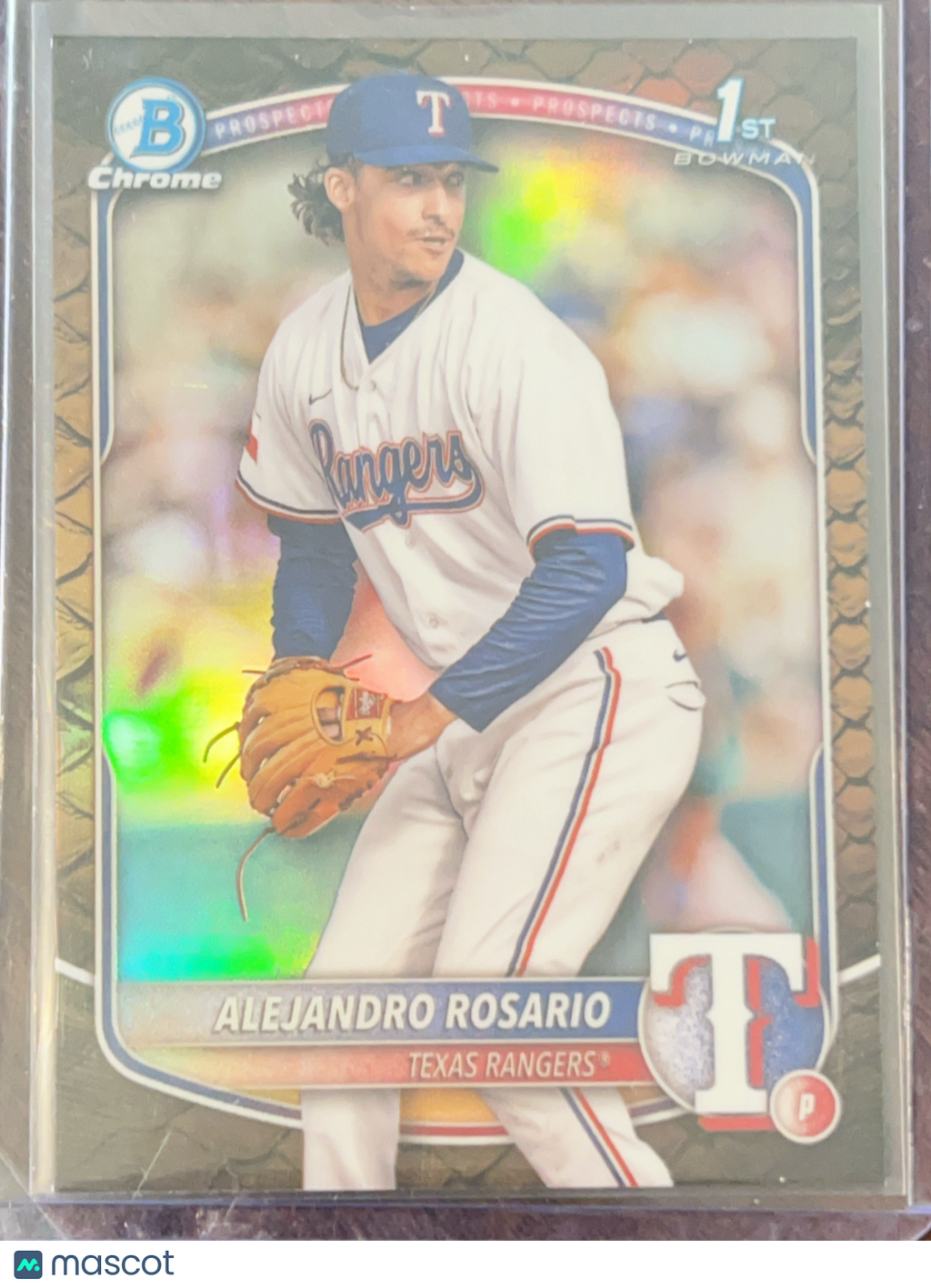 2024 Bowman Chrome Alejandro Rosario #BCP-125 Reptilian Refractor /16.