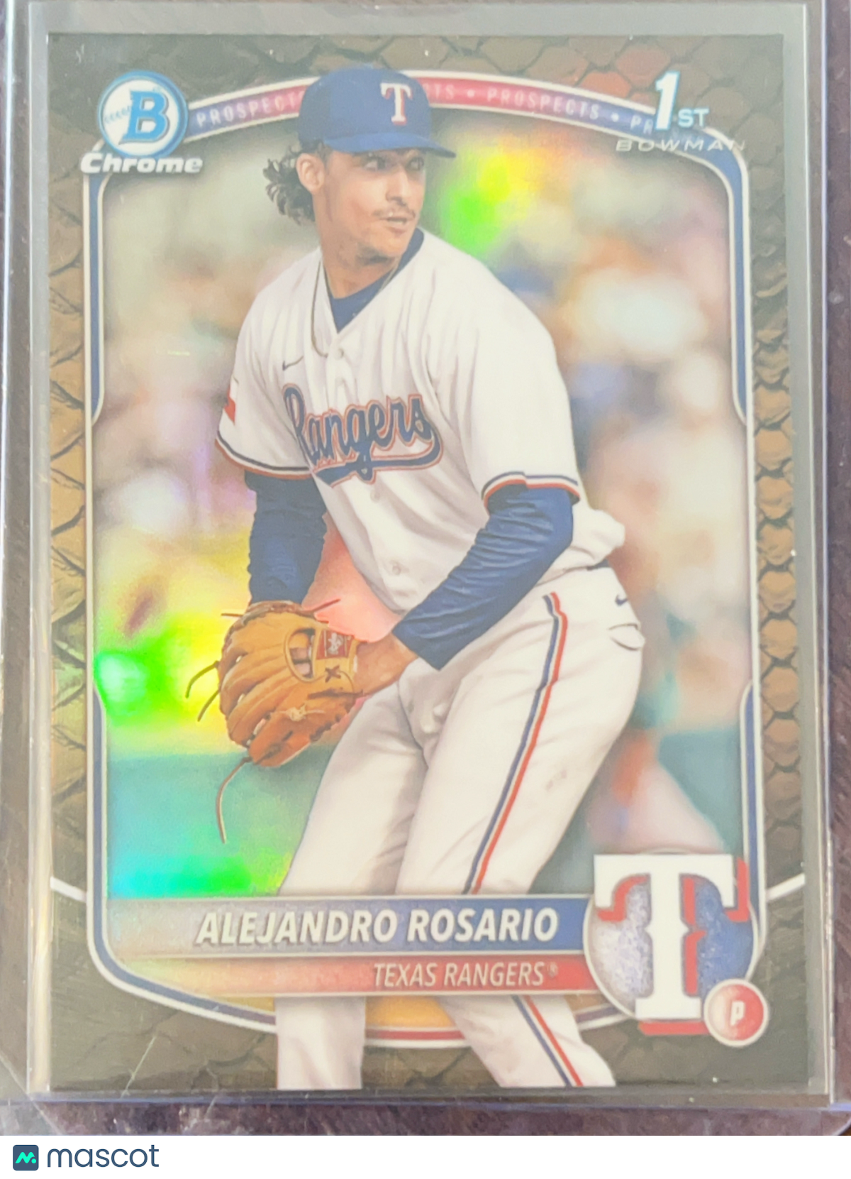 2024 Bowman Chrome Alejandro Rosario #BCP-125 Reptilian Refractor /16.